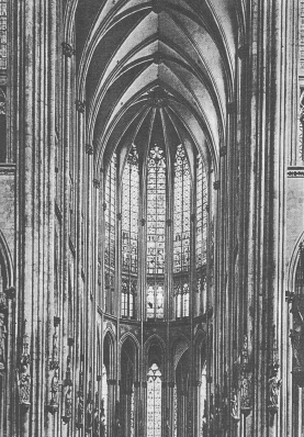 Интерьр хора Кельнского собора, 1248