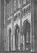 Интерьер Шарттрского собора,  сев трансепт, вид на скв-вост первая четверть 13 в